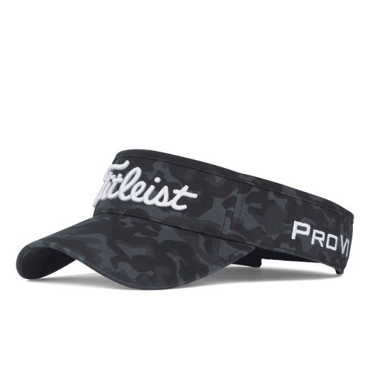 Black Camo Tour Cotton Low Profile Visor